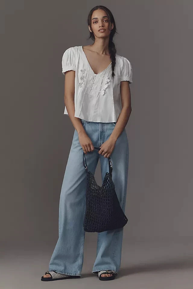 Linen Ruffle Tops for Women for sale | eBay