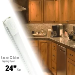 24 inch LED Lighting Kit, Under Cabinet Counter Accent Light, Neutral White (... - Picture 1 of 2