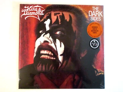 KING DIAMOND THE DARK SIDES LP ORANGE WHITE MARBLED VINYL - Image 1 of 2