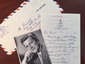 GORDON MACRAE HANDWRITTEN LETTER SIGNED, ABOUT CREATING A PERFORMANCE - Picture 1 of 1
