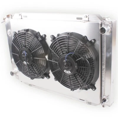 3Row Radiator Shroud Fan for 1980-93 Ford Fairmont Mustang Mercury Capri 138 5.0 - Image 1 of 4