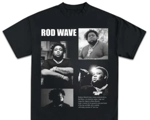 Rod Wave Tee T-Shirt, Gift For Women and Man Unisex T-Shirt 90s Vintage Bootleg - Picture 1 of 8