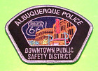 Albuquerque New Mexico Nm Silver Border Black  Background  Route 66 Police Patch