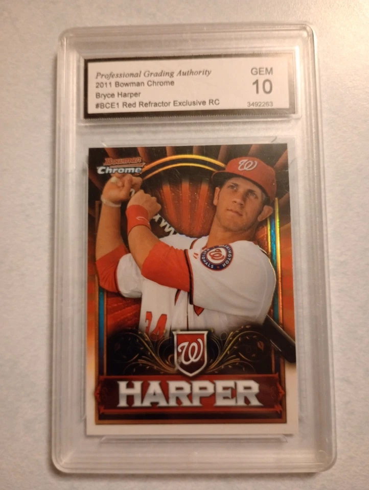 Bryce Harper 2011 Topps Bowman cromo rojo # BCE1 Foto 1 de 1
