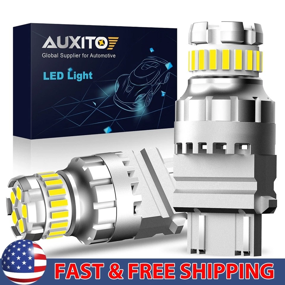 AUXITO 3156 3157 4157 LED Bombillas de Retroceso 6000K Xenón Blanco Brillante Foto 1 de 4