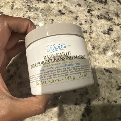 kiehl's rare earth deep pore cleansing masque ( 5 Oz. Sealed) - Image 1 of 2