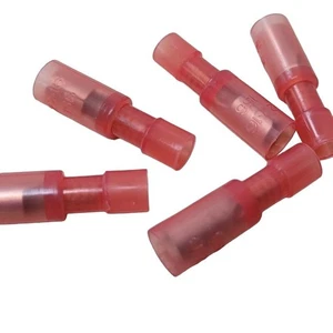 80 New Thomas Betts Red Nylon Female Wired Bullet Connectors TNF18-4MB-XV - Picture 1 of 5