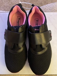 Propet Stability X Strap Walking Shoes Women's 7 Black Pink Adjustable. 7 Narrow - Picture 1 of 6