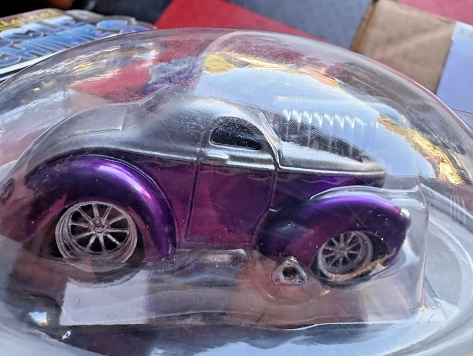 MUSCLE MACHINES • 1941 Willys Coupe [Purple & Silver]. 1/64 Scale  - Image 1 of 4