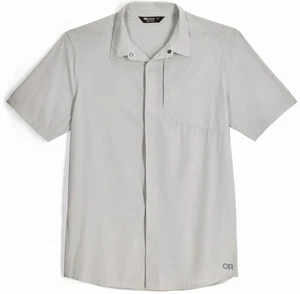 Outdoor Research New Men's Astroman Air Grey Short Sleeve Snap Shirt Sm. NWT $99 - Picture 1 of 6