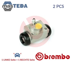 A 12 365 RADBREMSZYLINDER TROMMELBREMSE HINTEN BREMBO 2PCS FÜR FORD FOCUS II - Picture 1 of 5