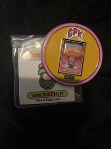 Garbage Pail Kids ADAM BOMB Challenge Coin 06/10 Rare Original Run Orange - Picture 1 of 2
