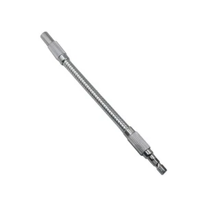 Flexible Shaft 1/4 Inch Hex Bit Holder Screwdriver Bits Extension 200mm Silver - Bild 1 von 7