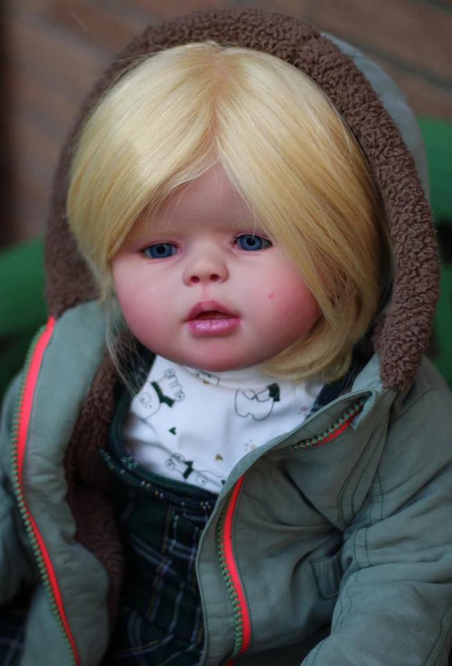 Peggy By Regina Swialkowski Toddler Reborn Baby Doll Girl Awake Realistic Awake - Immagine 1 di 4