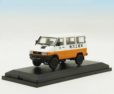 1/43 比例依维柯 2045 范白色/橙色压铸汽车模型玩具收藏 — 第 1/4 张图片