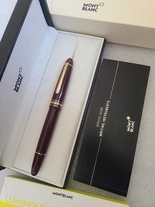 Vintage Montblanc Meisterstuck Legrand 166 Burgundy Highlight or Document Marker - Picture 1 of 22