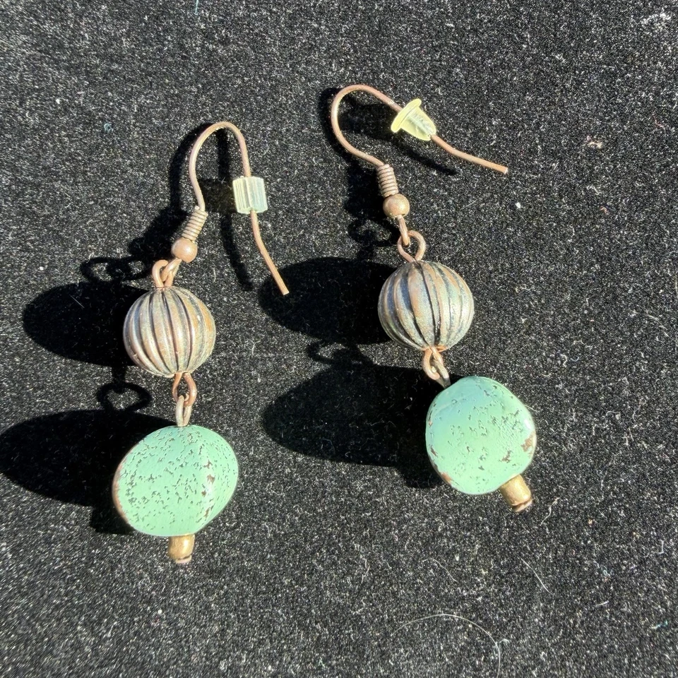 Pendientes Premier Designs tono plata y turquesa Foto 1 de 1