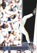 1999 Pacific Anaheim Angels Baseball Card #2 Jason Dickson