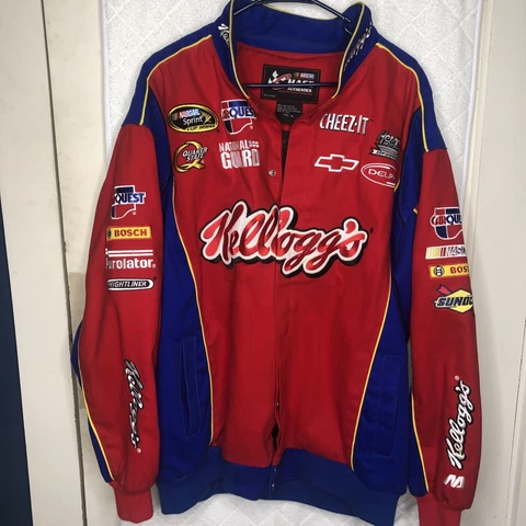 Mark Martin Chase Nascar Jacket Sz XL Cotton Carquest Sunoco Clean Red Cover