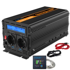 Inverter onda sinusoidale pura 1500W 3000W 12V 220V Convertitore USB Sortstart