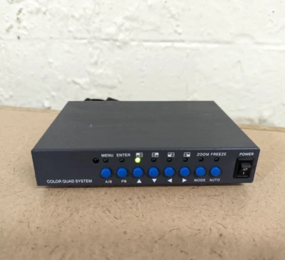 VONNIC A2816 4 Channel Color Quad BNC & VGA Output Remote Control Unit DC 12V 1A - Image 1 of 4