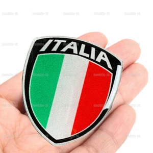 3D Italy Italian Flag Reflective Sticker Logo Emblem Badge Decal Car Accessories - Picture 1 of 12