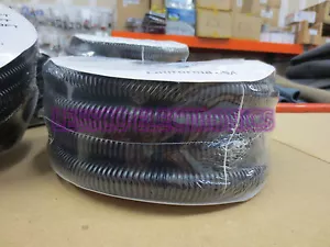 50 Feet 1/4" Wire Split Loom Hvy.Duty Convulted Tubing Polyethylene Wire Loom - Picture 1 of 2