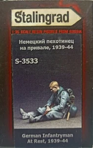 MODELLISMO - German Infantryman at rest 1939-44 - STALINGRAD S-3533 Scala 1/35 - Imagen 1 de 1