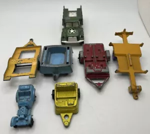 VTG TOOTSIE TOY LOT OF 7 CARS TRUCK & TRAILERS - Picture 1 of 6