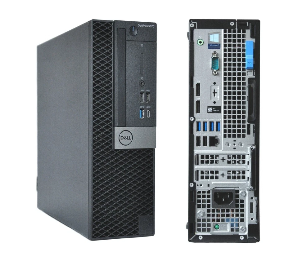 Dell OptiPlex 5070 SFF NVMe SSD - i3 i5 i7 - 16/32/64GB RAM - WLAN - Win 11 Pro - Bild 1 von 1