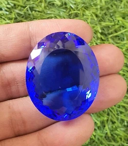 109.40 Ct Flawless Neon Blue Paraiba Apatite Oval Cut AAA Quality Loose Gemstone - Picture 1 of 8