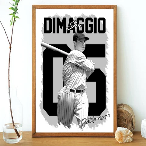 Joe DiMaggio New York Yankees unframed poster gift for father,dad Cover