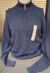 st john's bay zip up sweater