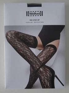 Nip: Wolford Ree Stay Up! Recycled Yarn! Size XS! Black ! Very Sexy - Picture 1 of 4