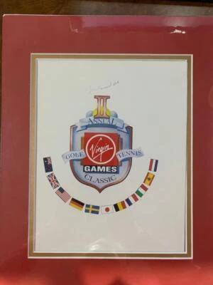Muhammad Ali Boxing signed Program Second Annual Virgin Games Classic - Image 1 of 2