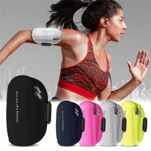 Universal Sports Armband Case Running Gym Pouch Holder Bag For iPhone Cell Phone - Picture 1 of 21