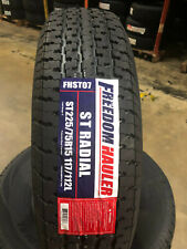 2 NEW ST225/75R15 Freedom Hauler Trailer Tires 10 PLY E 225 75 15 ST 2257515 ST