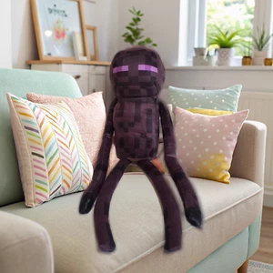 48cm 2025 Minecraft Enderman Plush Toy Factory Stuffed Doll Black Figure Mojang - Imagen 1 de 6