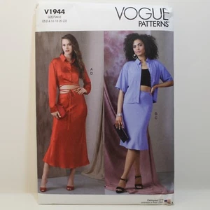 Vogue Sewing Pattern V1944 Misses' Tops and Skirts Sizes 14-22 UNCUT - Picture 1 of 3