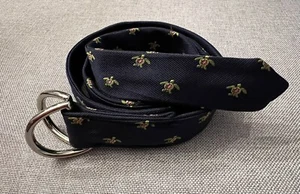 Lilly Pulitzer Belt Via Palm Beach Turtle 100% Silk 42” Total Fabric Length - Picture 1 of 6