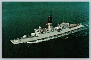 Postcard USS Thomas C. Hart (FF-1092) Frigate Ship B2 - Picture 1 of 2