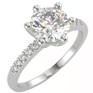 Diamond engagement ring 1.29ct 14ct Gold, VS1, E Colour, Hallmarked Gorgeous - Picture 1 of 5