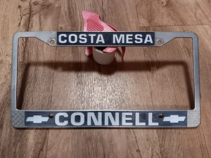 Costa Mesa Connell Chevrolet, CA , Car Dealership Metal License Plate Frame - Picture 1 of 3