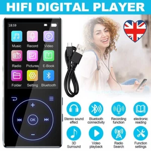 16G Portable Bluetooth MP4/MP3 Lossless Music Player Media FM Radio Recorder NEW - Picture 1 of 16