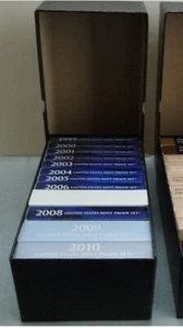 1999 to 2010 Proof Sets U.S. Mint 12 Proof Sets - Picture 1 of 4