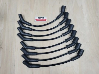 11" BLACK Taylor LS High Performance Spark Plug Wire Set LS1 Spiro Pro GM TRUCKS - Image 1 of 2