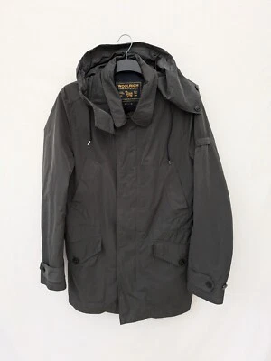 Woolrich Coat Mens UK L Grey Rain Jacket Zip Parka Field Utility Classic US M - Image 1 of 4
