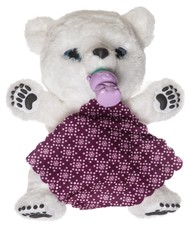 FurReal Snifflin' Sawyer White Polar Bear Plush Interactive Toy - Makes Sounds