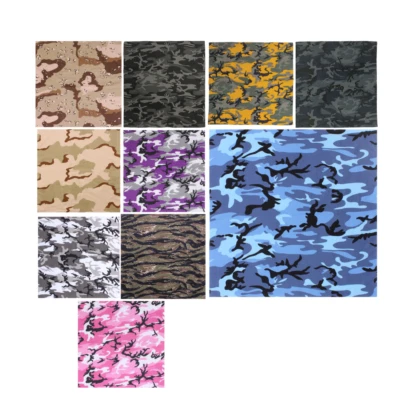 Rothco Jumbo 27" x 27" Camuflaje Algodón Motociclista Ejército Bandana | 4347 Foto 1 de 4