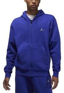 Nike Jordan Brooklyn Fleece Men's Full-Zip Hoodie (Light Concord) DQ7350 RARE